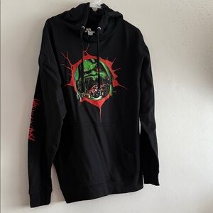 Black Graphic Hoodie Independent Trading Company Adult Size L